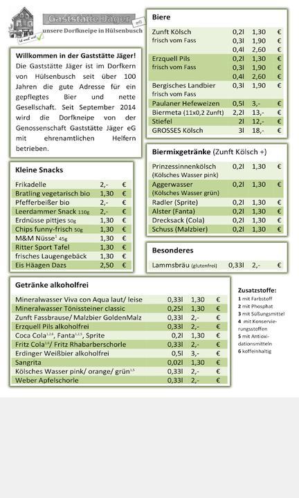 Gaststätte Jäger eG